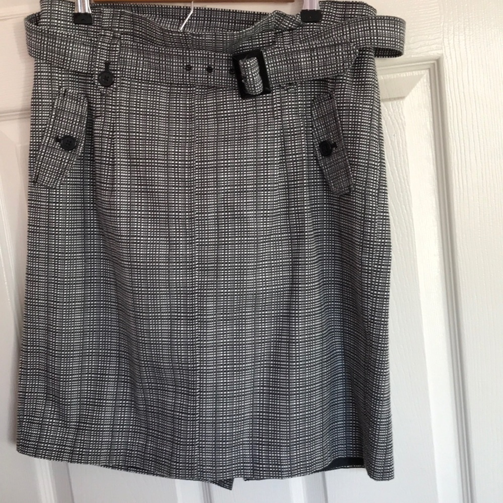 Black and white skirt